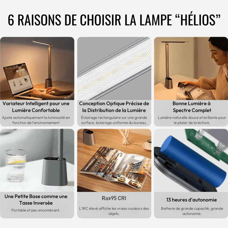 Lampe de Bureau Intelligente "Hélios"