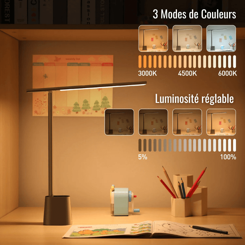 Lampe de Bureau Intelligente "Hélios"