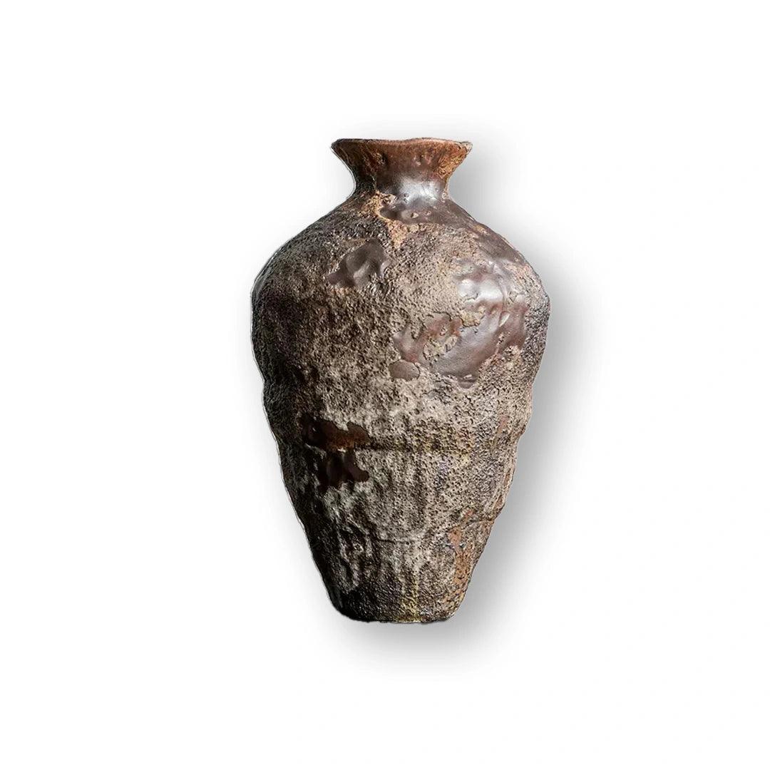 Vase Rustique en Céramique Émaillée "Phidias"