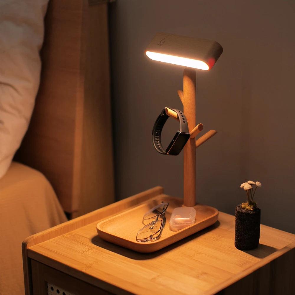 Lampe de Table en Bois "Zeus"