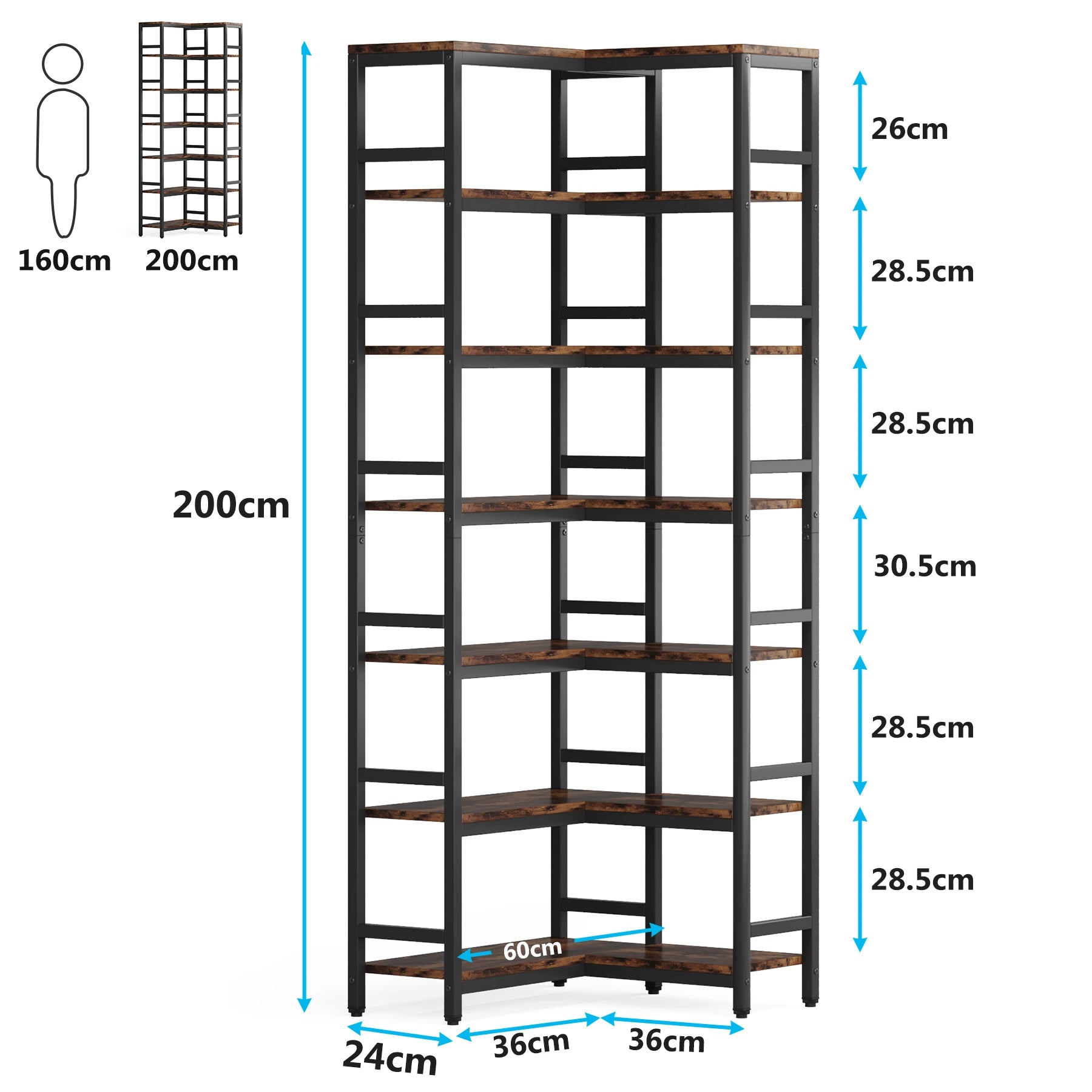 Verticalité Industrielle – Étagère d’Angle