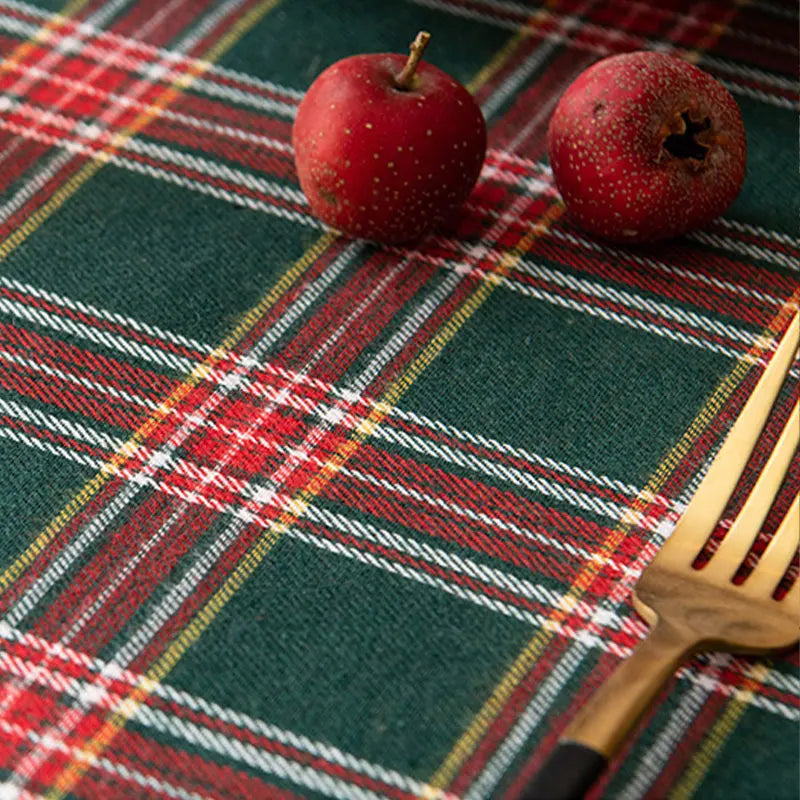 Nappe à Carreaux de Noël