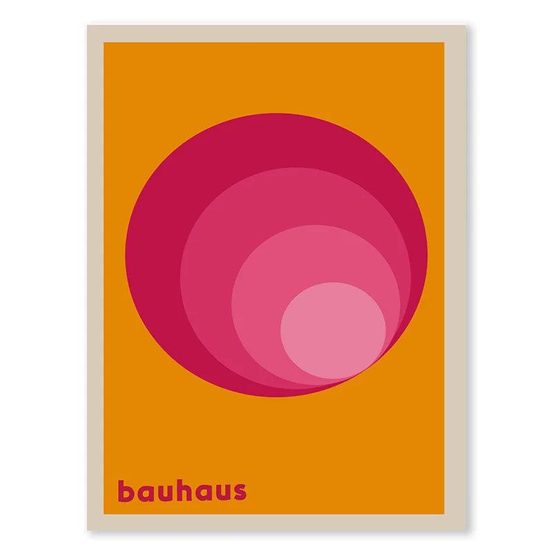 Convergence Circulaire Bauhaus – Affiche murale