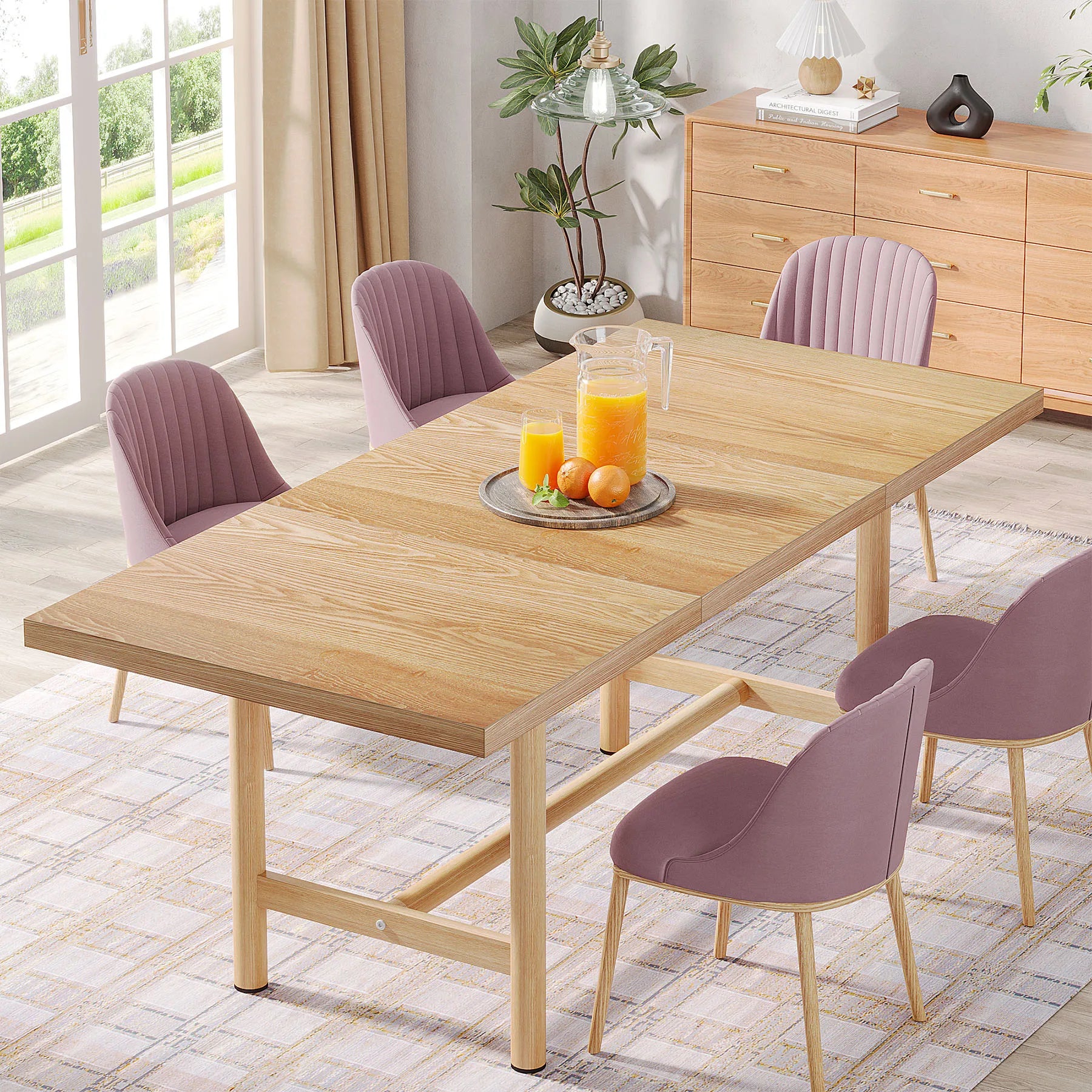 Charme Rustique – Table de Ferme