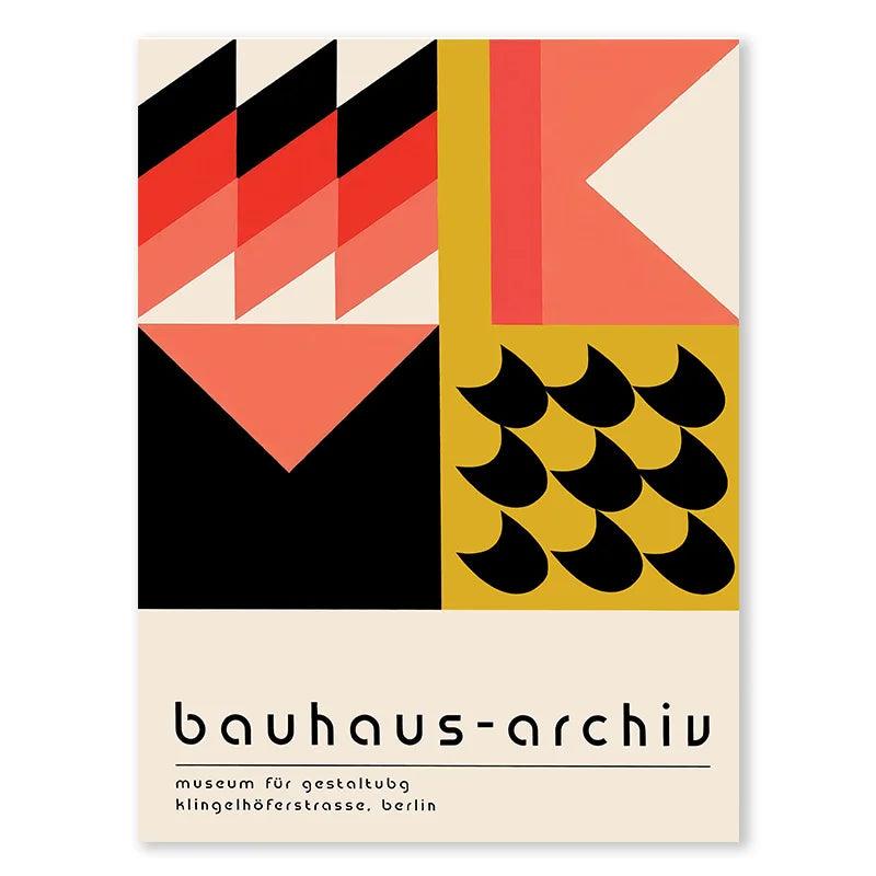 Composition Géométrique Bauhaus Archiv - Affiche murale