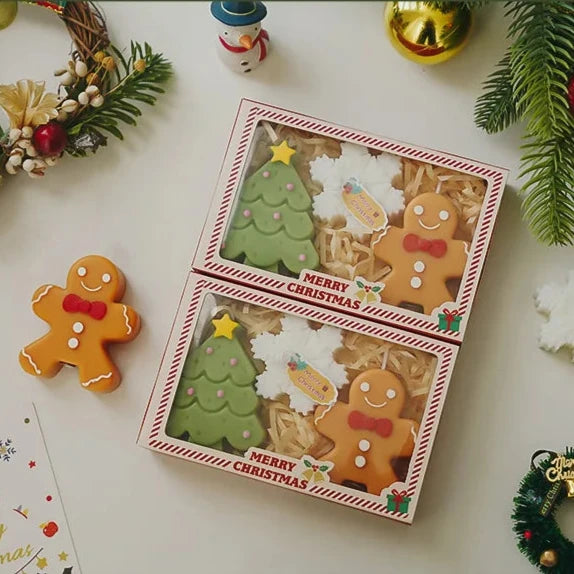 Coffret de 3 Bougies Parfumées de Noël