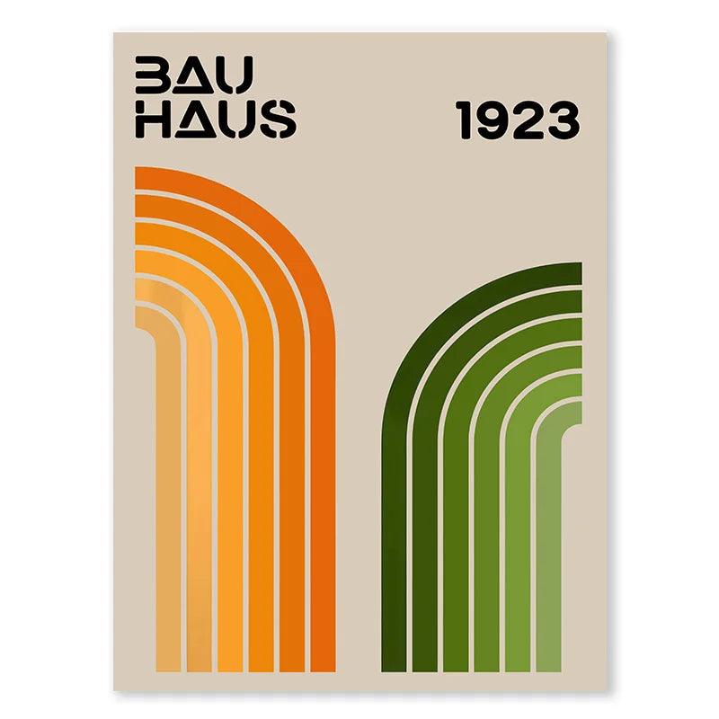 Arcs en Harmonie Bauhaus 1923 – Affiche murale