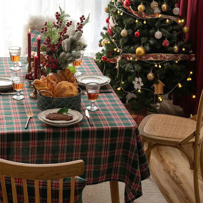 Nappe à Carreaux de Noël