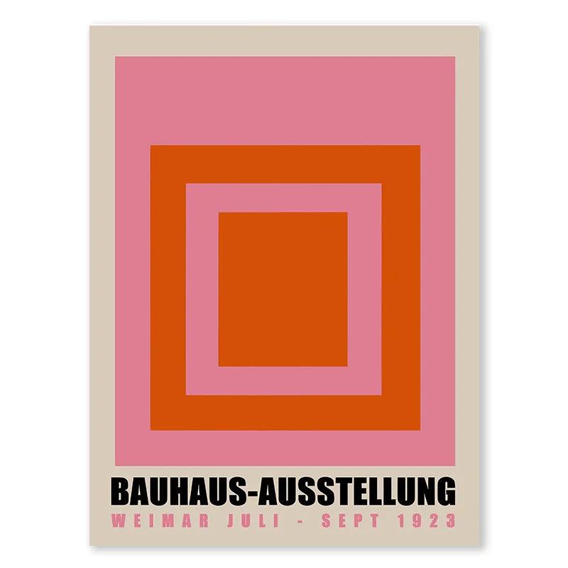 Carrés Modernes Bauhaus Ausstellung - Affiche murale