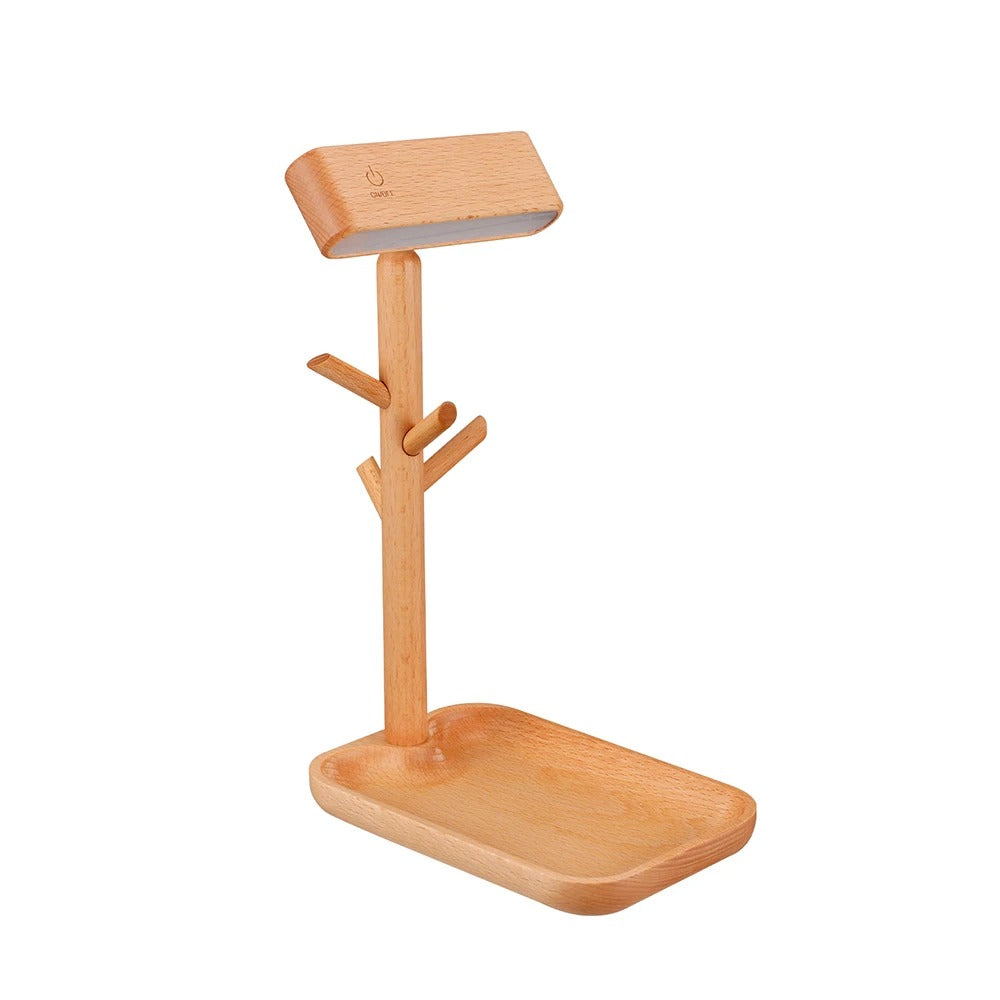 Lampe de Table en Bois "Zeus"